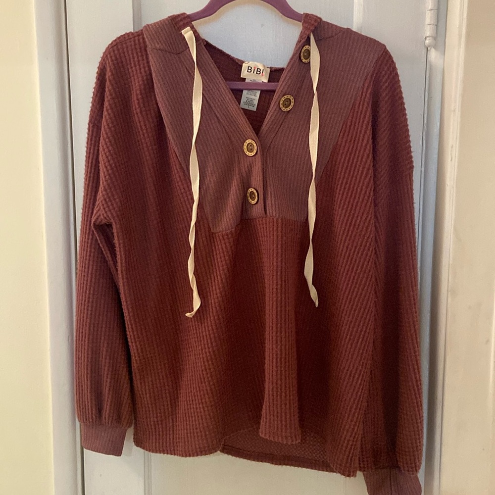 Very soft purple hoodie from BiBi. Size L